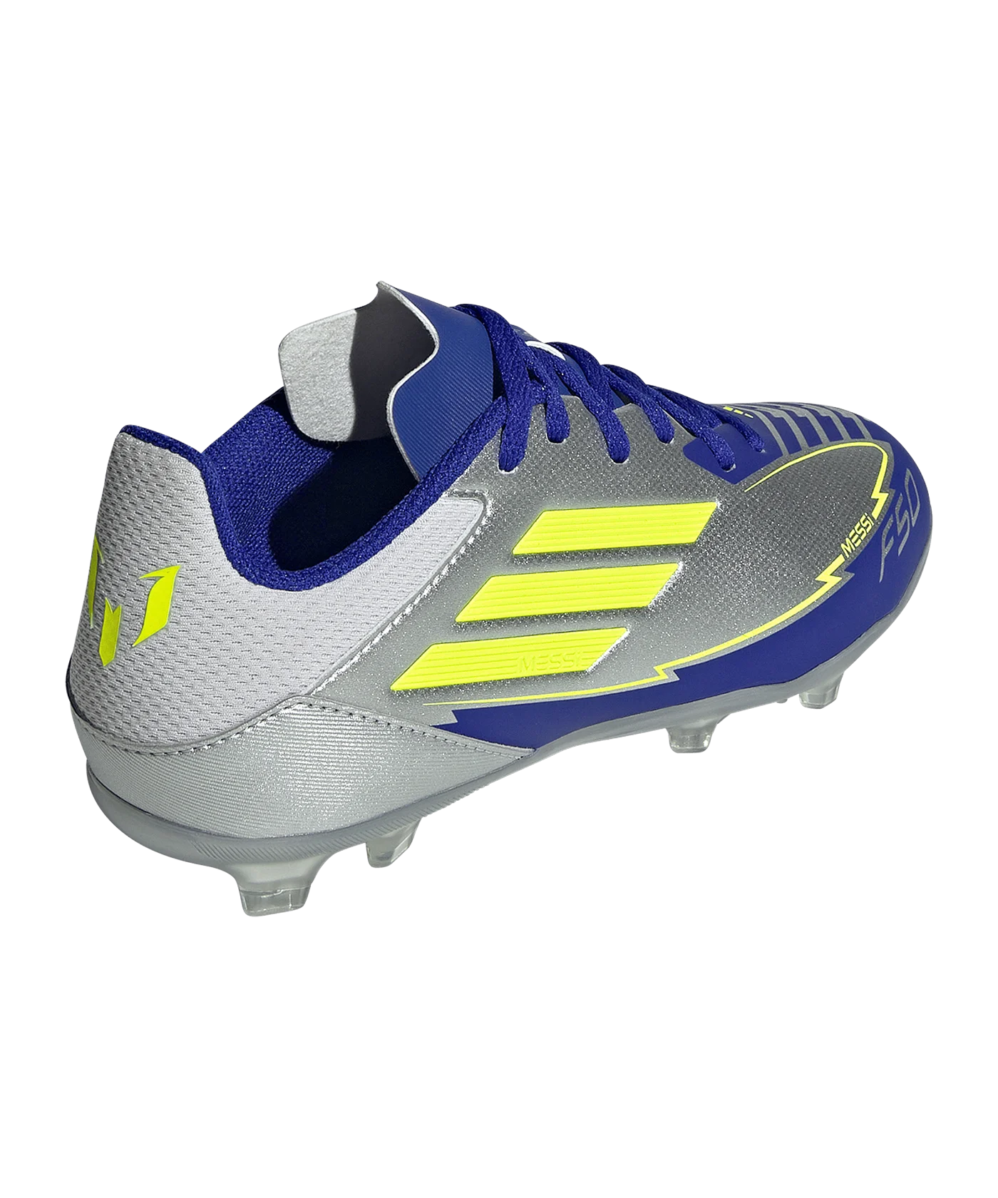 adidas F50 League FG Messi Kids Silber