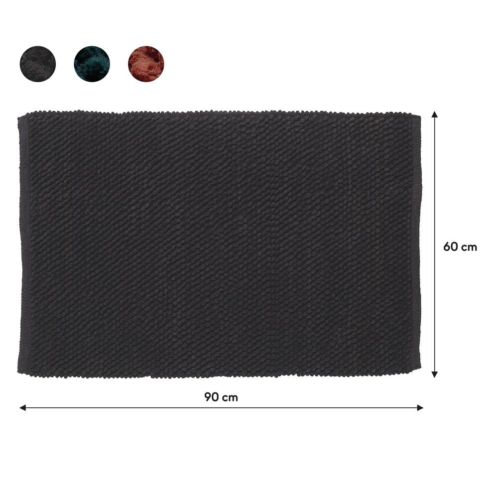 Sealskin Delhi Badmat - 60 x 90 cm - Donkergrijs