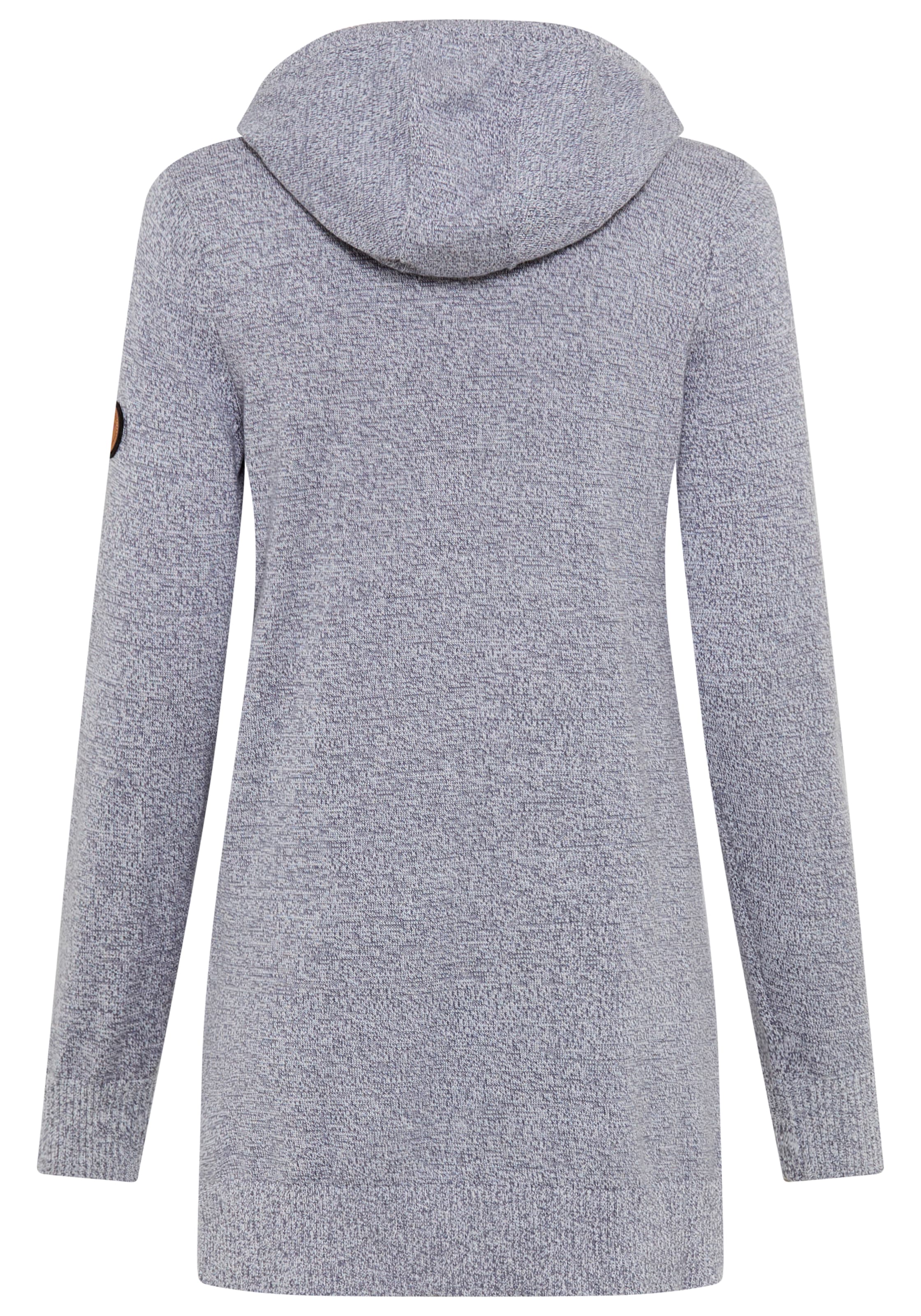 KangaROOS Longpullover , mit Kapuze und Schlitzen am Saum