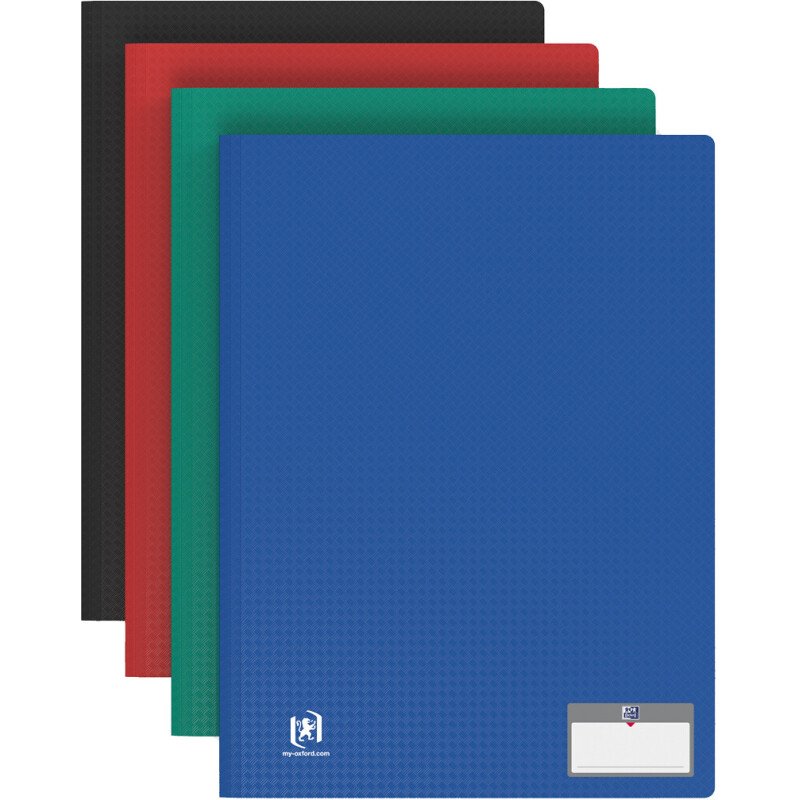 Protège-documents Oxford Memphis A4 100 vues / 50 pochettes couverture polypro
