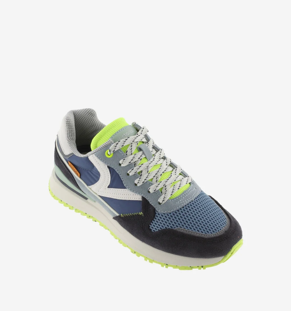 LEGGERA - NEÓN TOUCH Baskets détail fluo pour homme MARINO