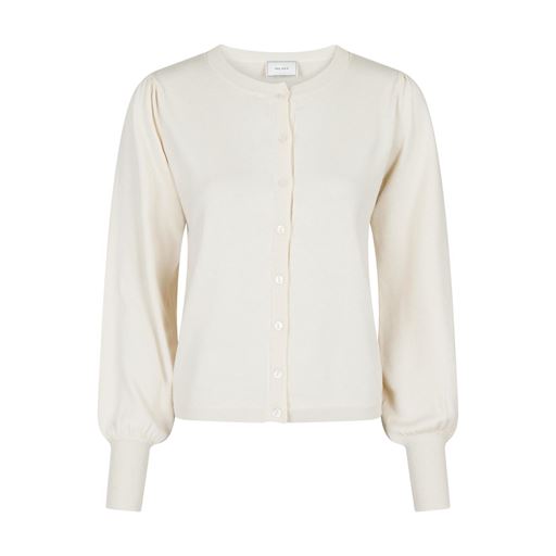 Neo Noir Rose Solid Cardigan, Creme, 42