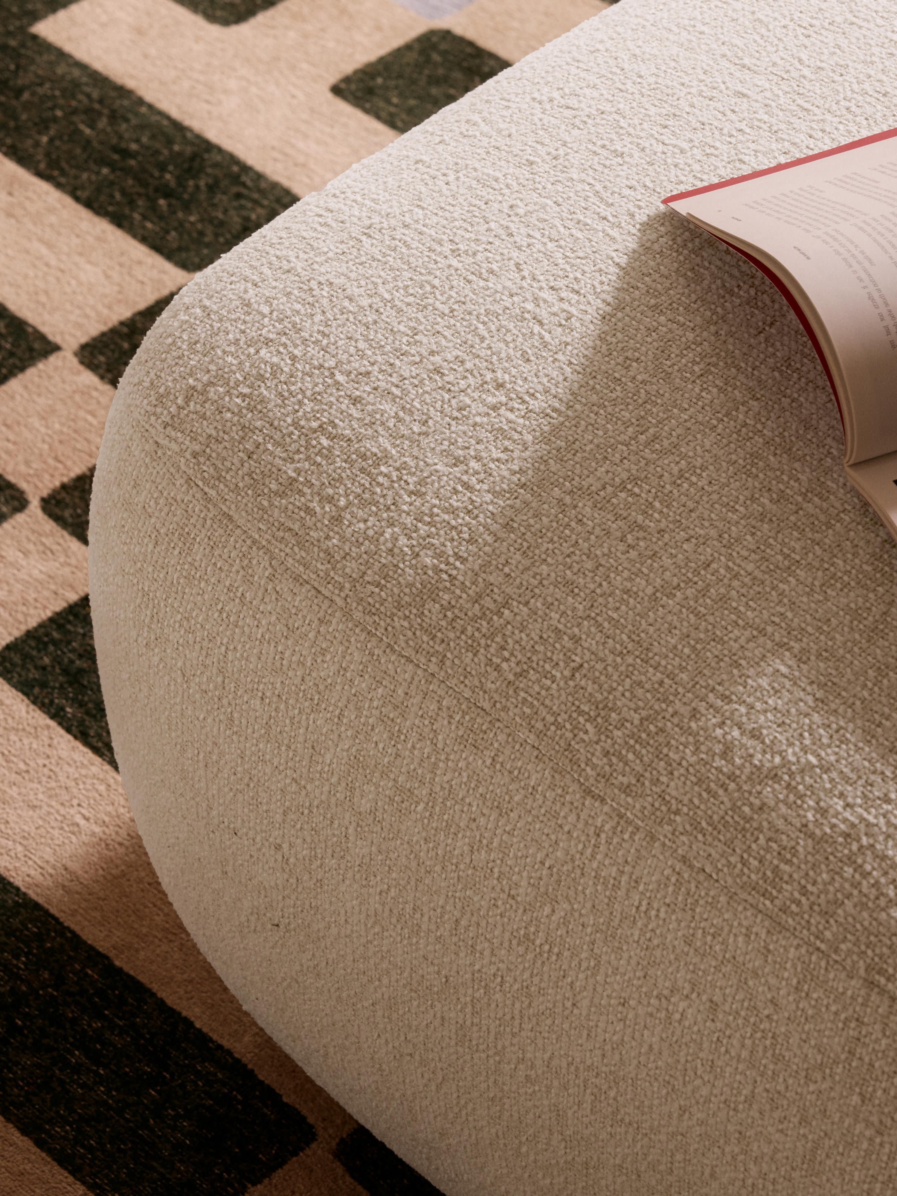 XL bouclé loungefauteuil Sofia