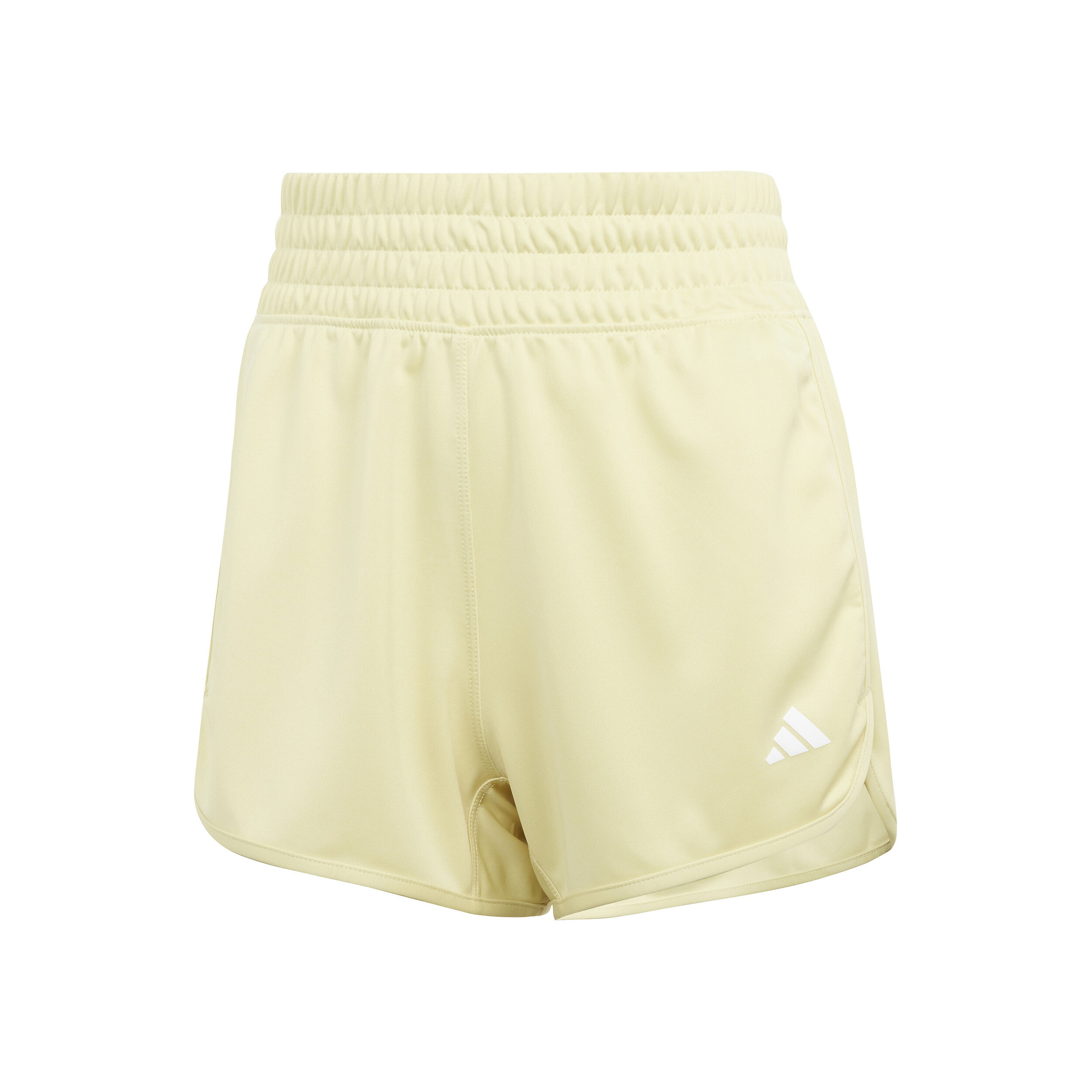 adidas Pacer Knit High 3in Shorts Femmes - Jaune