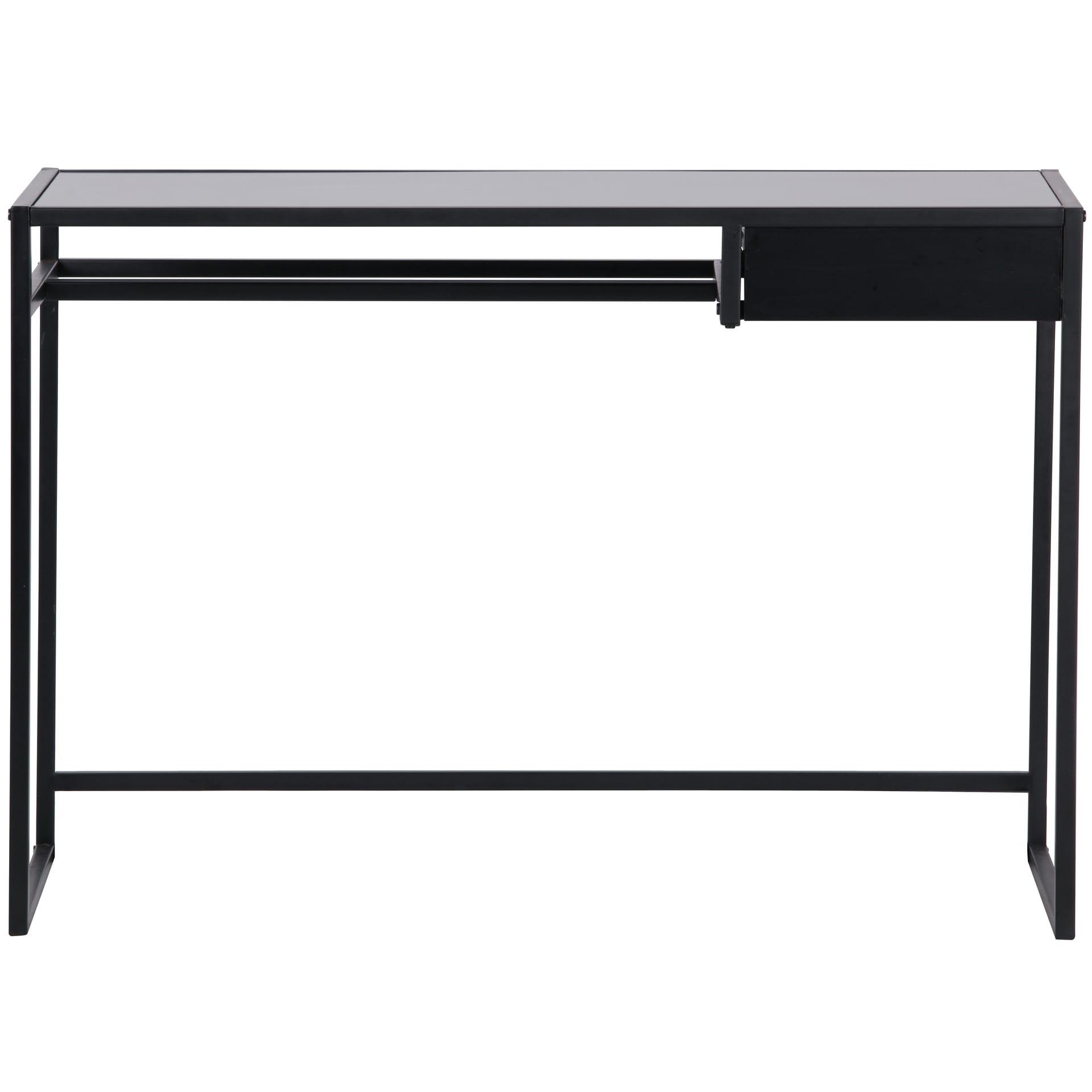 Schreibtisch TEUN 110 x 76 cm schwarz