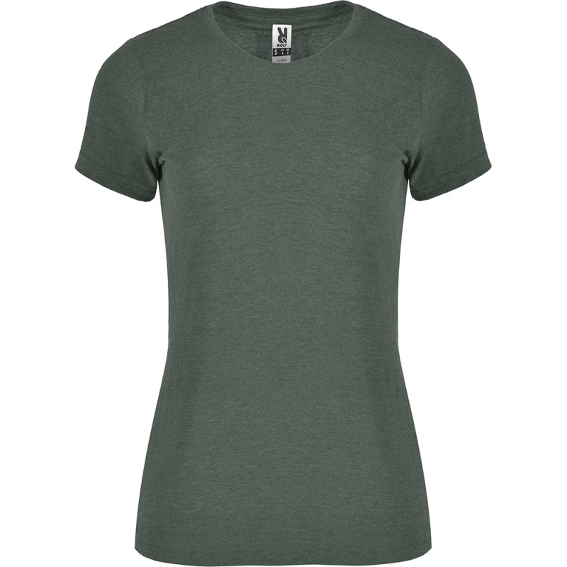 Roly R6661 - FOX WOMAN T-shirt Femme Manches Courtes Effet Chinée