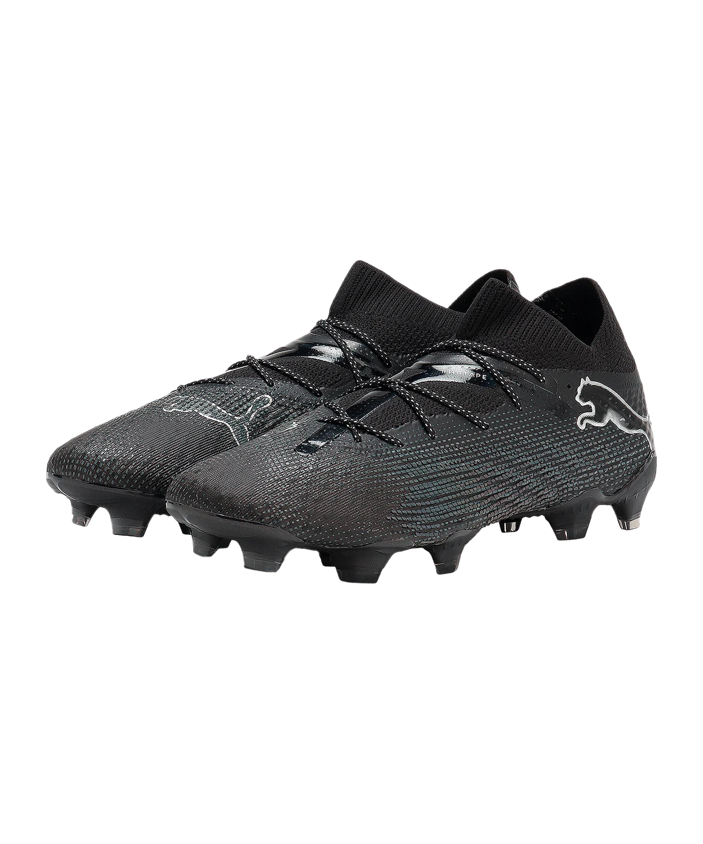 PUMA FUTURE 7 Ultimate FG/AG Eclipse Schwarz Weiss F02