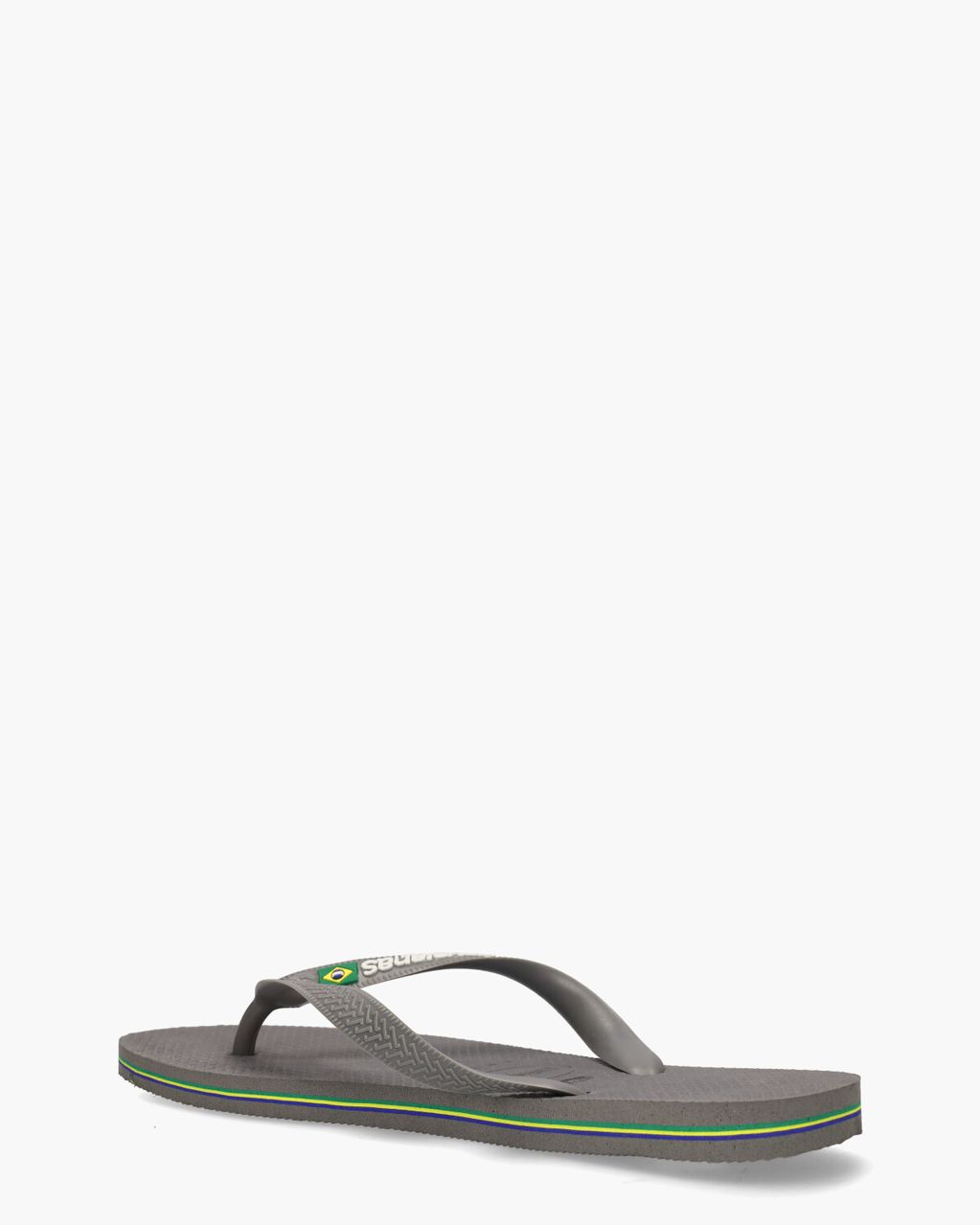 Havaianas Brasil Logo Grijs Herenslippers