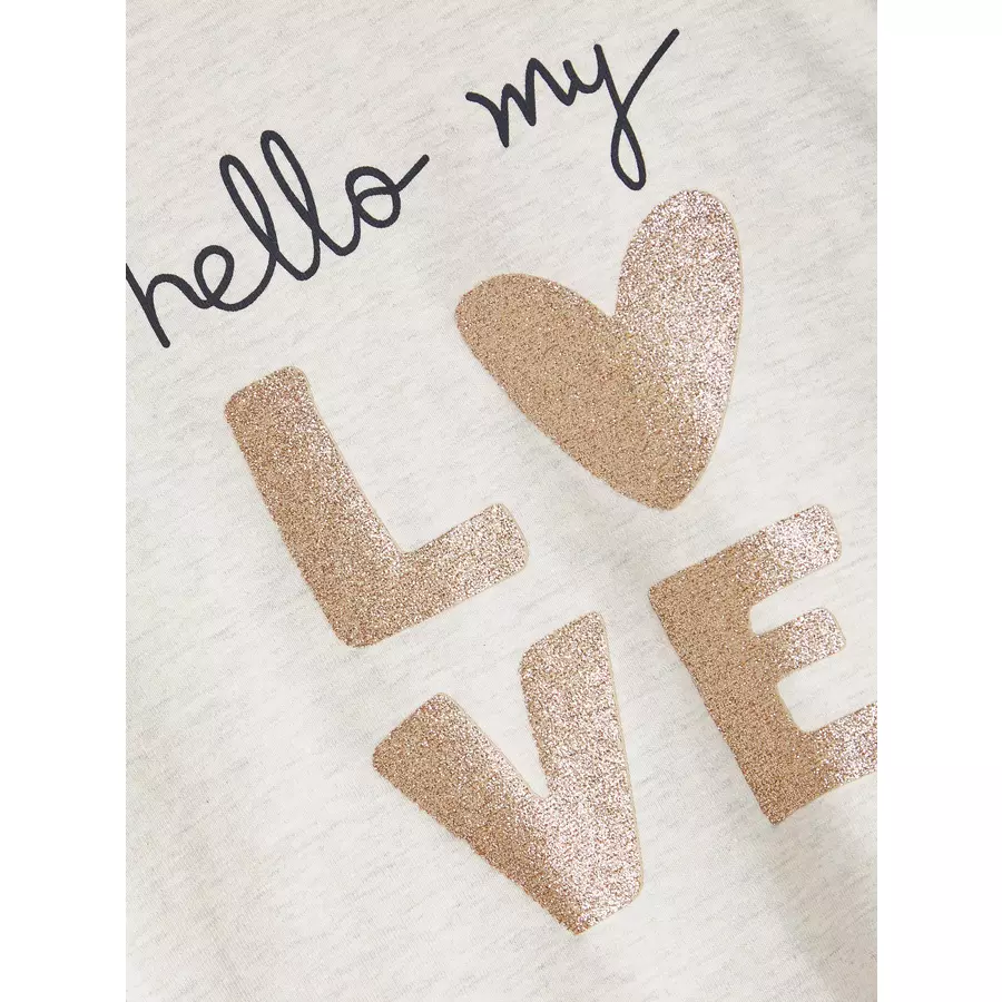 name it Langarmshirt Nmfbridget Peyote Melange