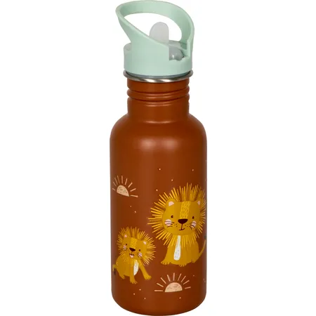 Die Spiegelburg Edelstahlflasche Löwe - Kleine Freunde (ca. 0,5 l)