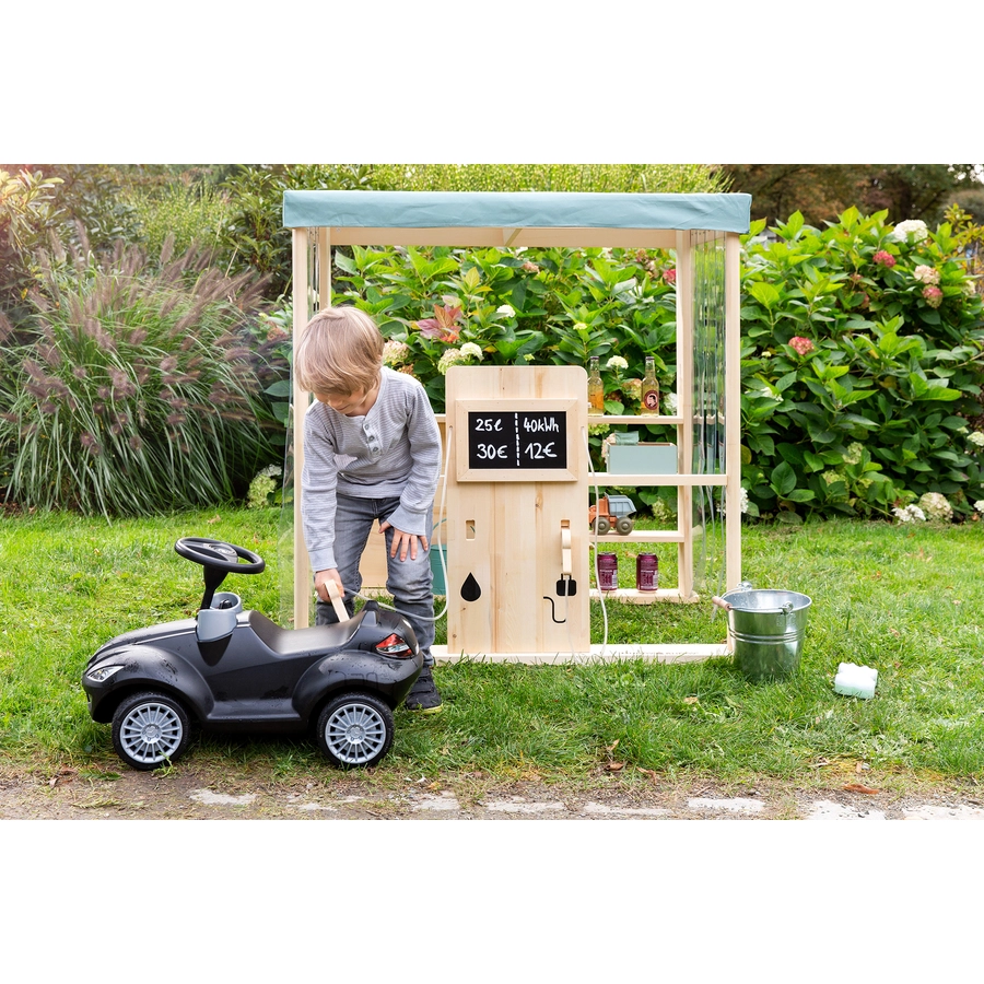 MUDDY BUDDY® Outdoor Tankstelle Bubble Catcher, natur - salbeigrün