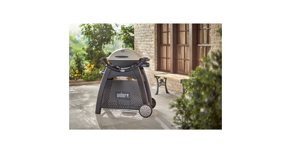 WeberQ onderstel barbecuewagen  (Zwart)