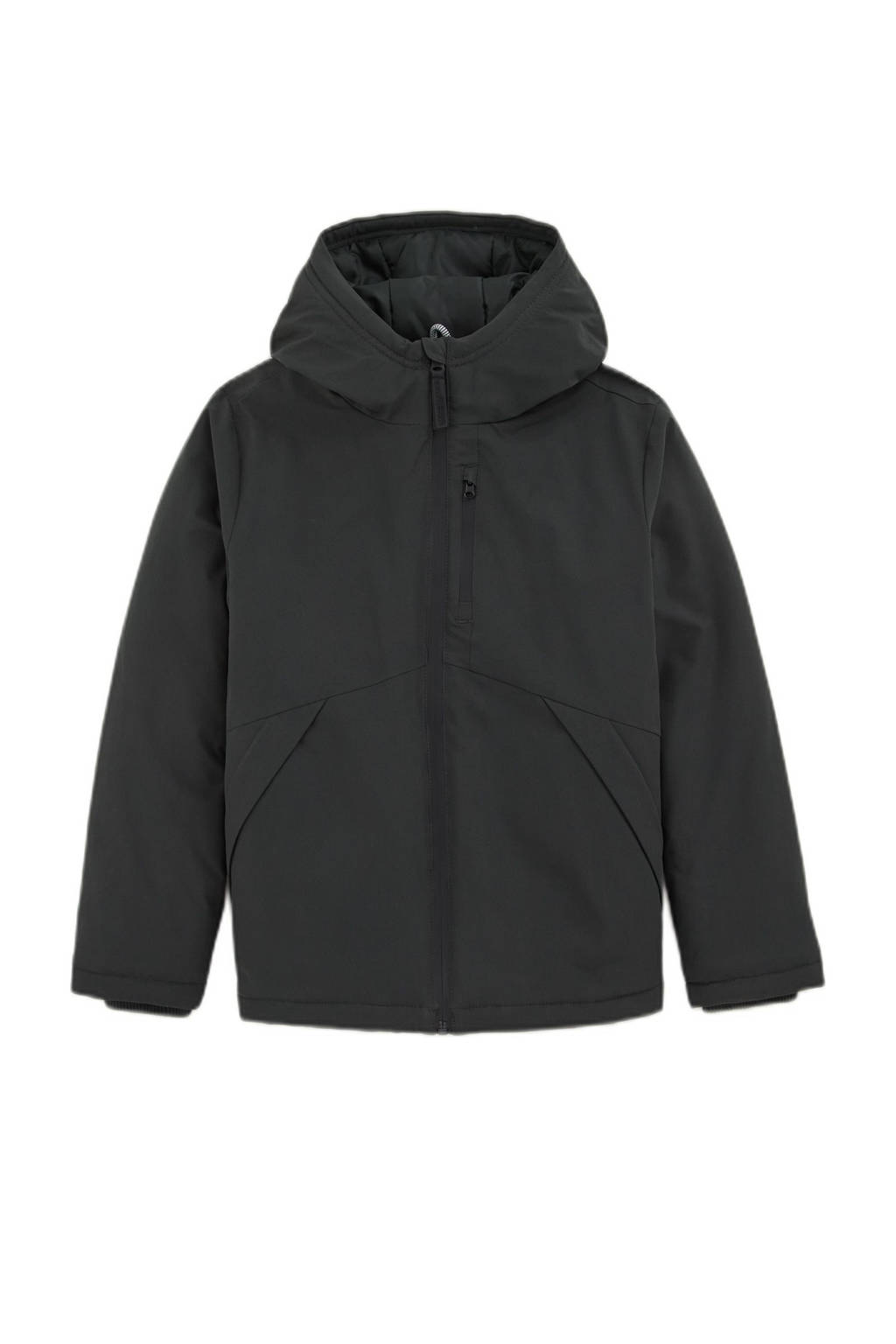 WE Fashion winterjas donkergroen