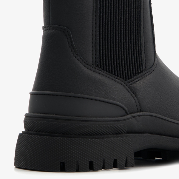 Blue Box hoge meisjes chelsea boots zwart