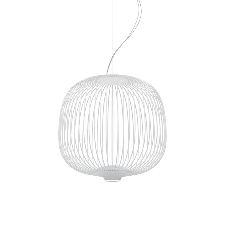 Foscarini - Spokes LED Pendelleuchte 2, piccola, weiss