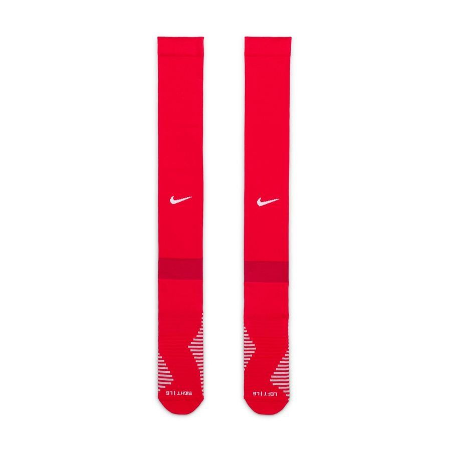 Nike Chaussettes de Football Strike - Rouge/Blanc