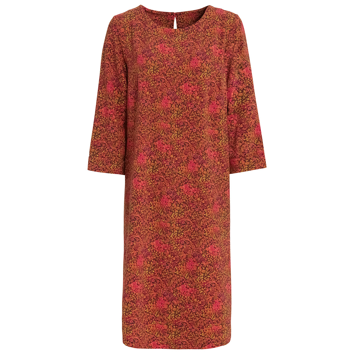 Gina Benotti Damen Kleid mit Blumen-Muster lila / pink / bunt