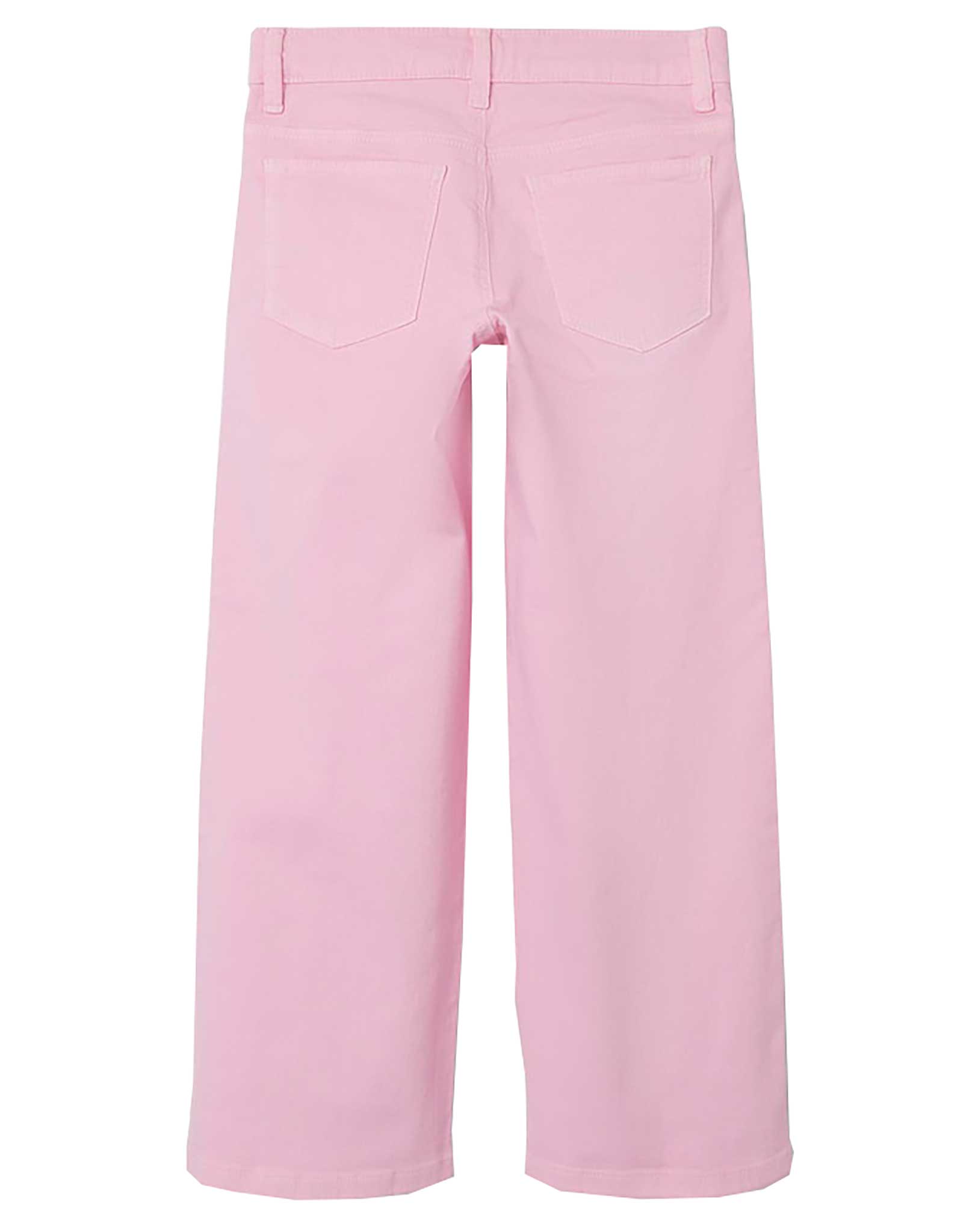 Twill-Hose NKFROSE WIDE in parfait pink