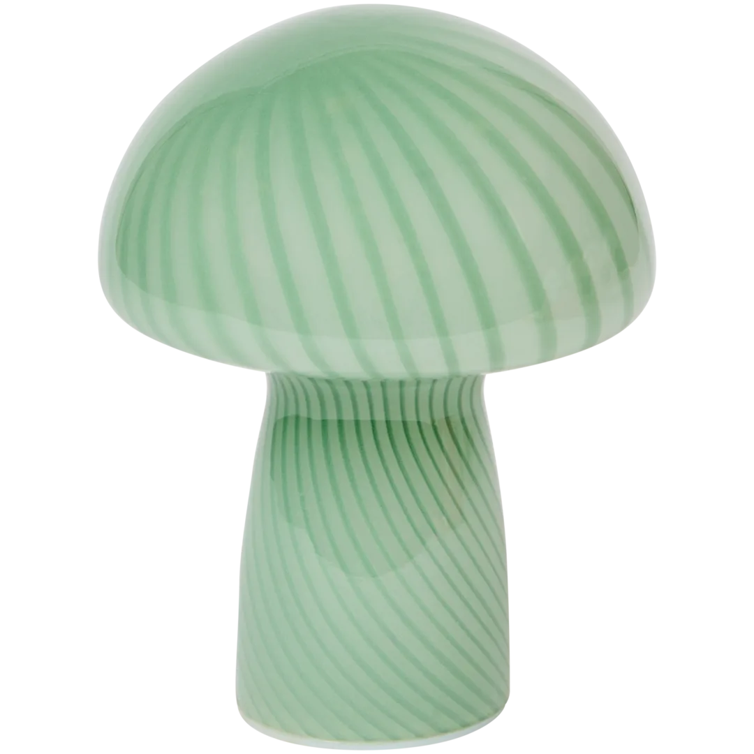 Lampe champignon en verre