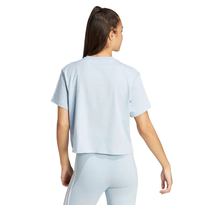 Adidas Essentials 3-Stripes Cropped Shirt Dames