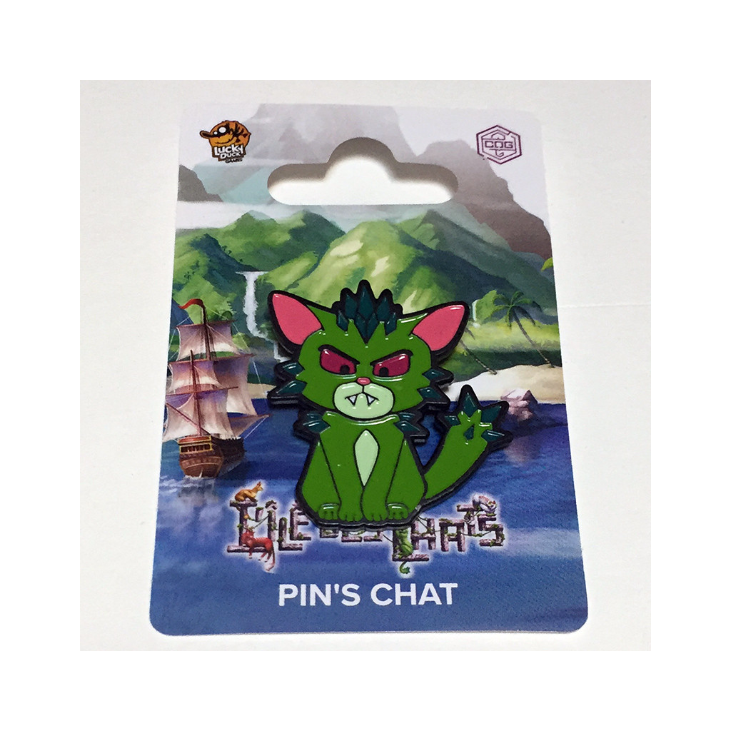 L'Île des Chats - Pin's vert
