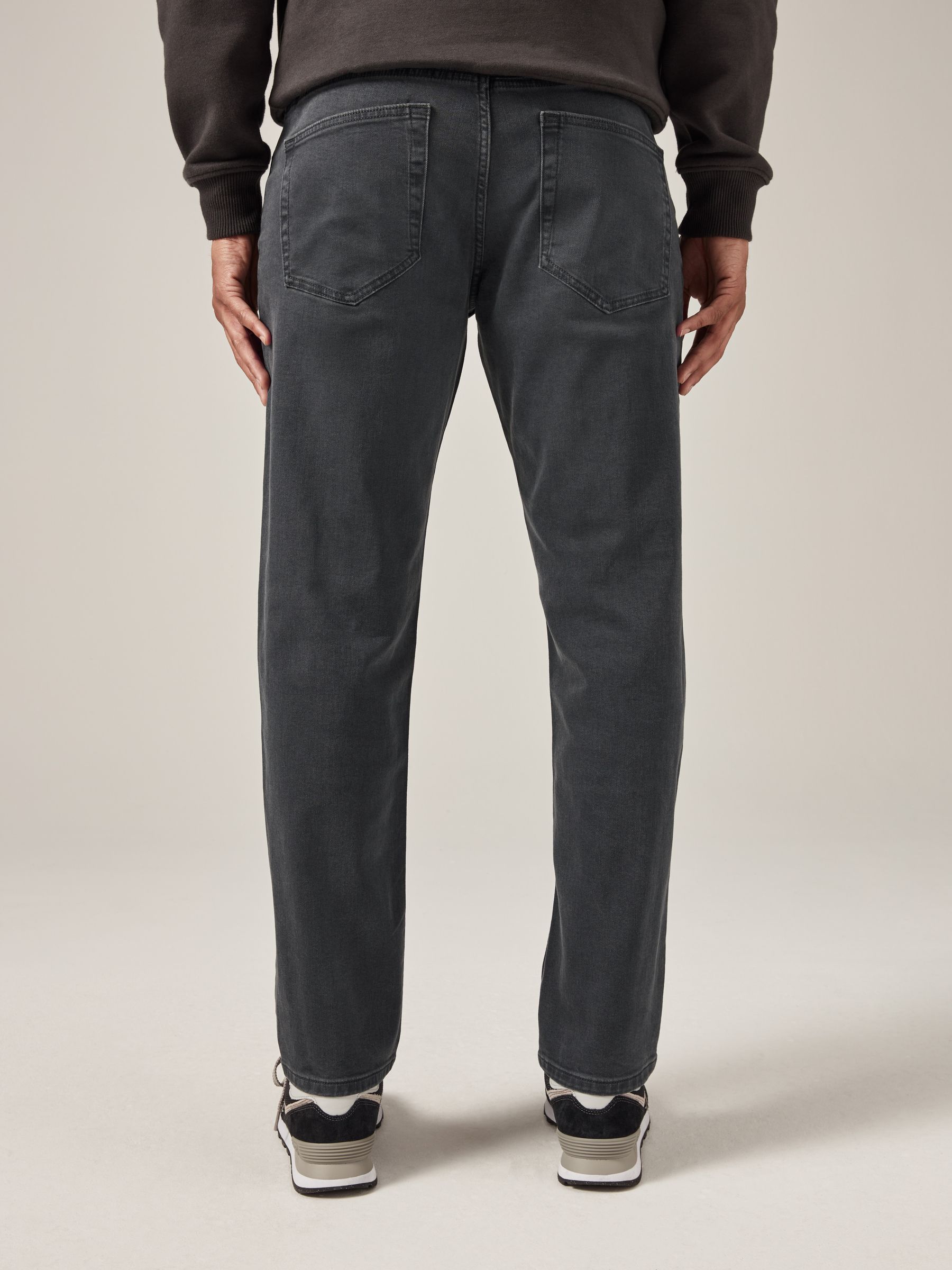 Antracietgrijs - Enkele - Slim fit klassieke stretchy jeans