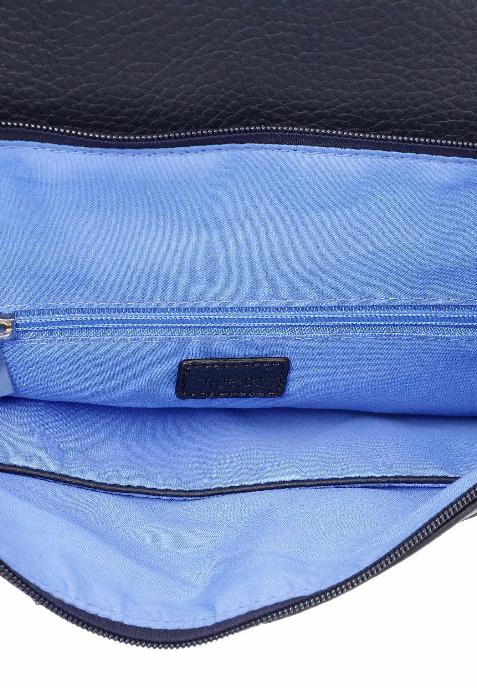 RUE68 Rucksack Blau Lederimitat
