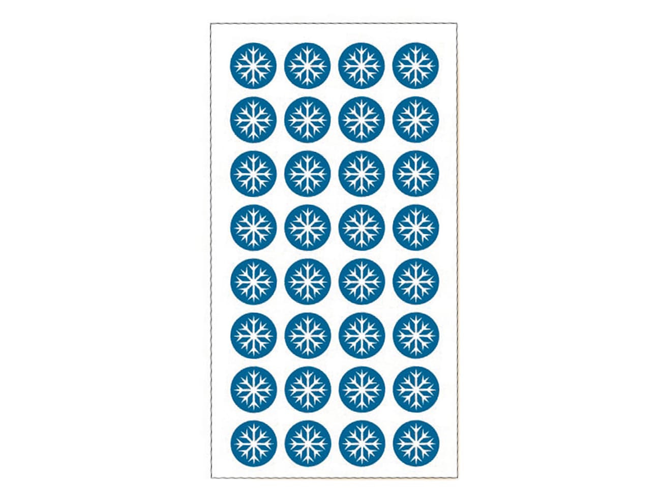 Etiquettes adhésives - pour produits congelés - Motif 