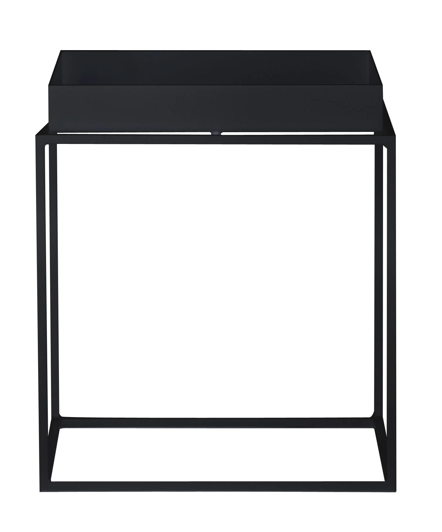 TRAY - Table basse métal | Noir