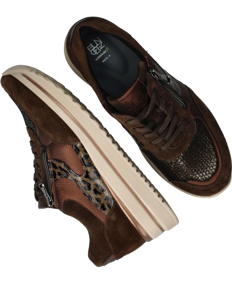Waldlaufer Luana Sneakers Bruin Dames