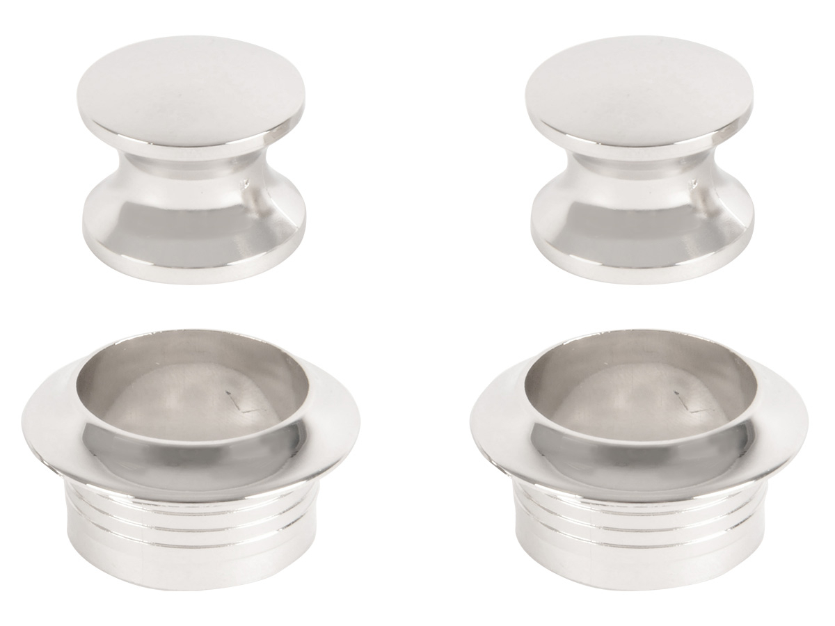 Push-lock knoppen - light grey