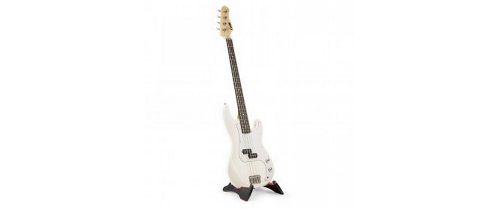 E-Bass GigKit Weiss<br>Bass Gitarrenset