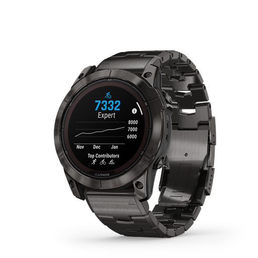 Garmin Fenix 7X Pro 010-02778-30 Sapphire Solar Edition Smartwatch, Carbon Gray, 51 mm