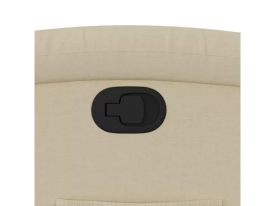 Fauteuil inclinable Crème Tissu