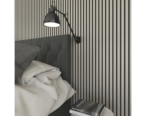 Fjordwall akoestisch paneel linoleum lichtgrijs 2400 x 600 x 20 mm