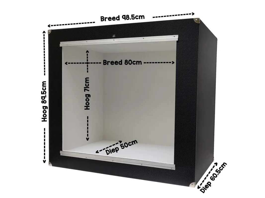 MagicBOX Large Horizontal - Foto lyskasse - mini fotostudio til professionelle fotografering