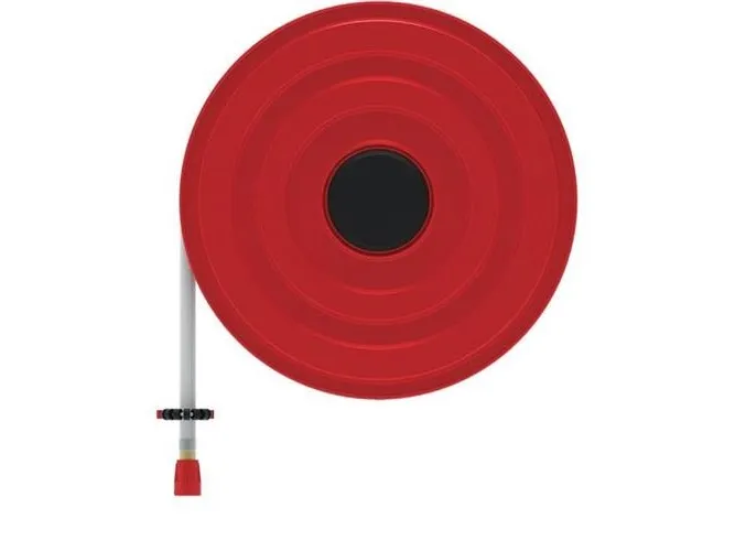Slangevinde 1 30m 1'' fast/væg aut hvid