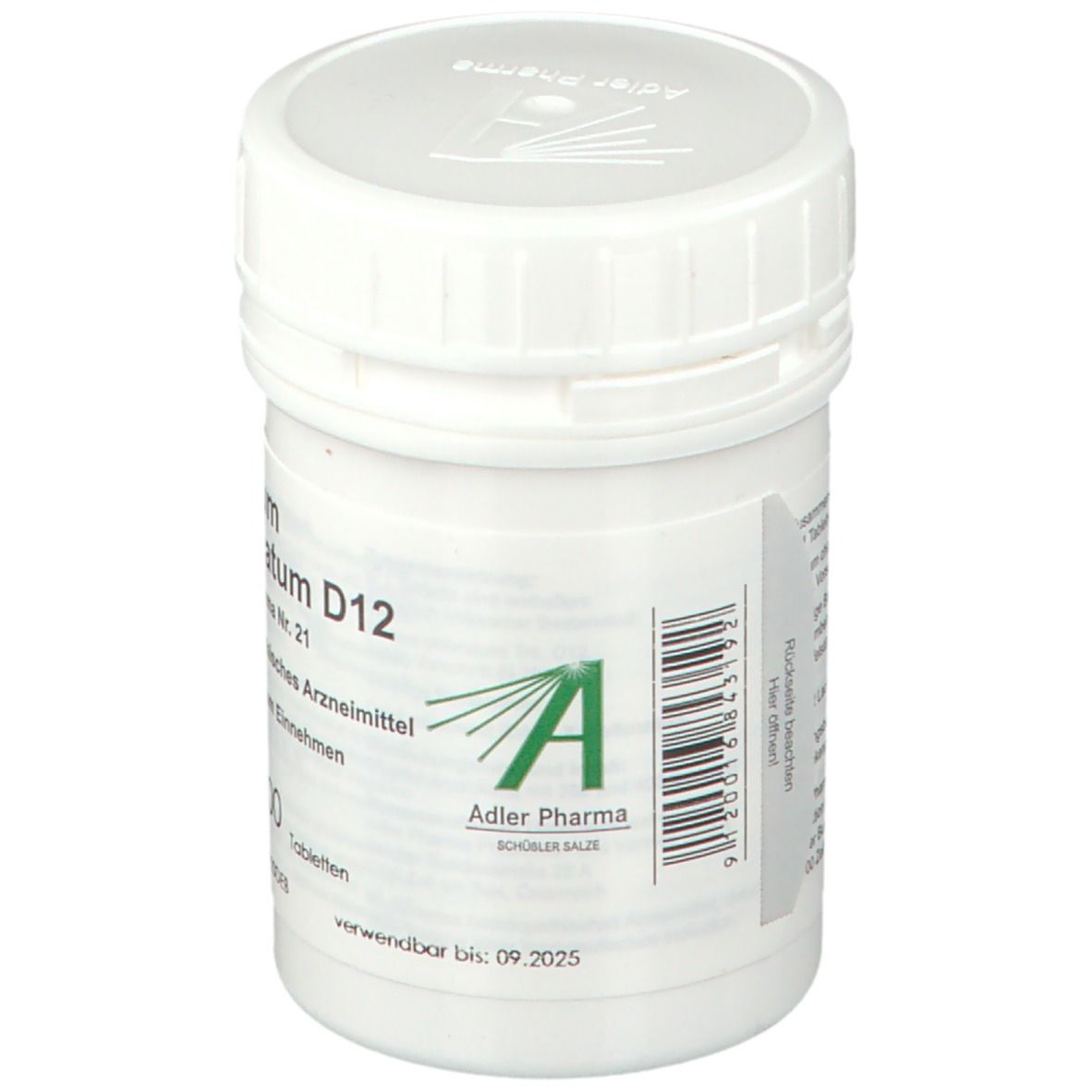 Adler Pharma Zincum chloratum D12 Biochemie nach Dr. Schüßler Nr. 21