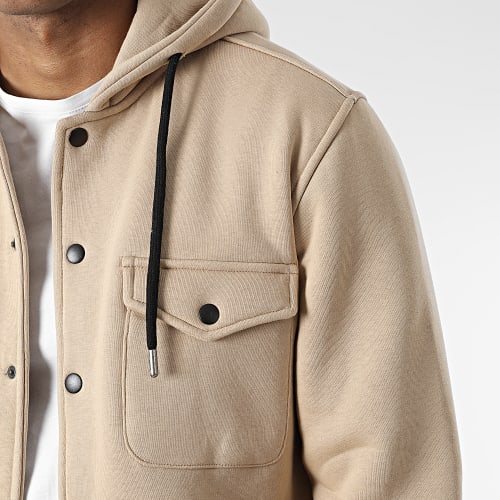 Surchemise Uni Avec Capuche 2492 Beige
