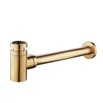 Marho fonteinset compleet links Ondine S mini zwart   geborsteld messing