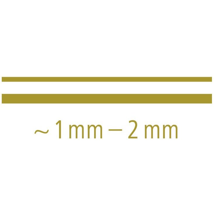Marqueur staedtler corps metallique 8323 pointe ogive  2,7mm trace 1 a 2mm