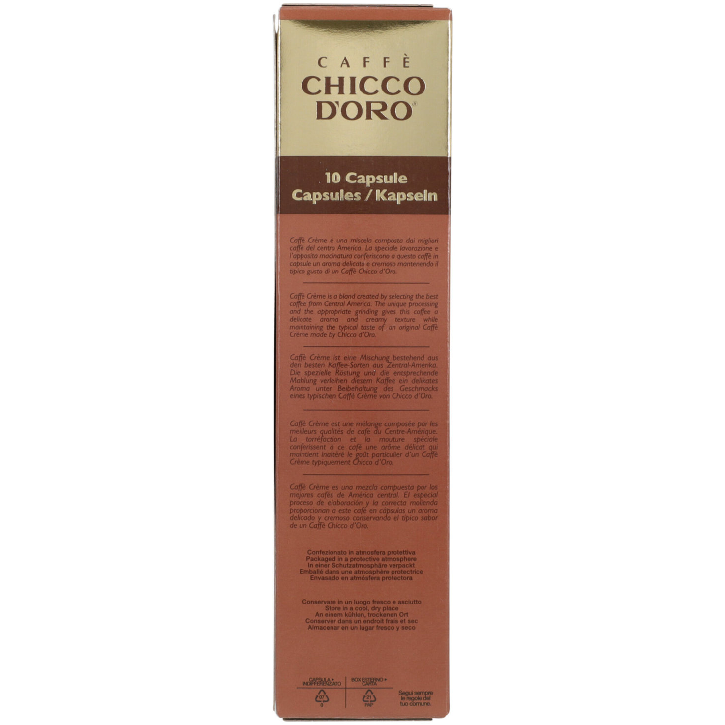 Chicco d'Oro Caffitaly Caffè Créme 10 Caps