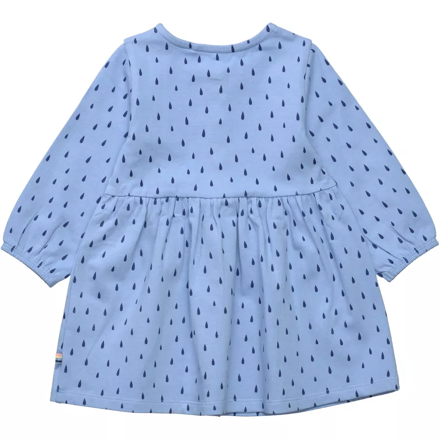 STACCATO Kleid baby blue gemustert