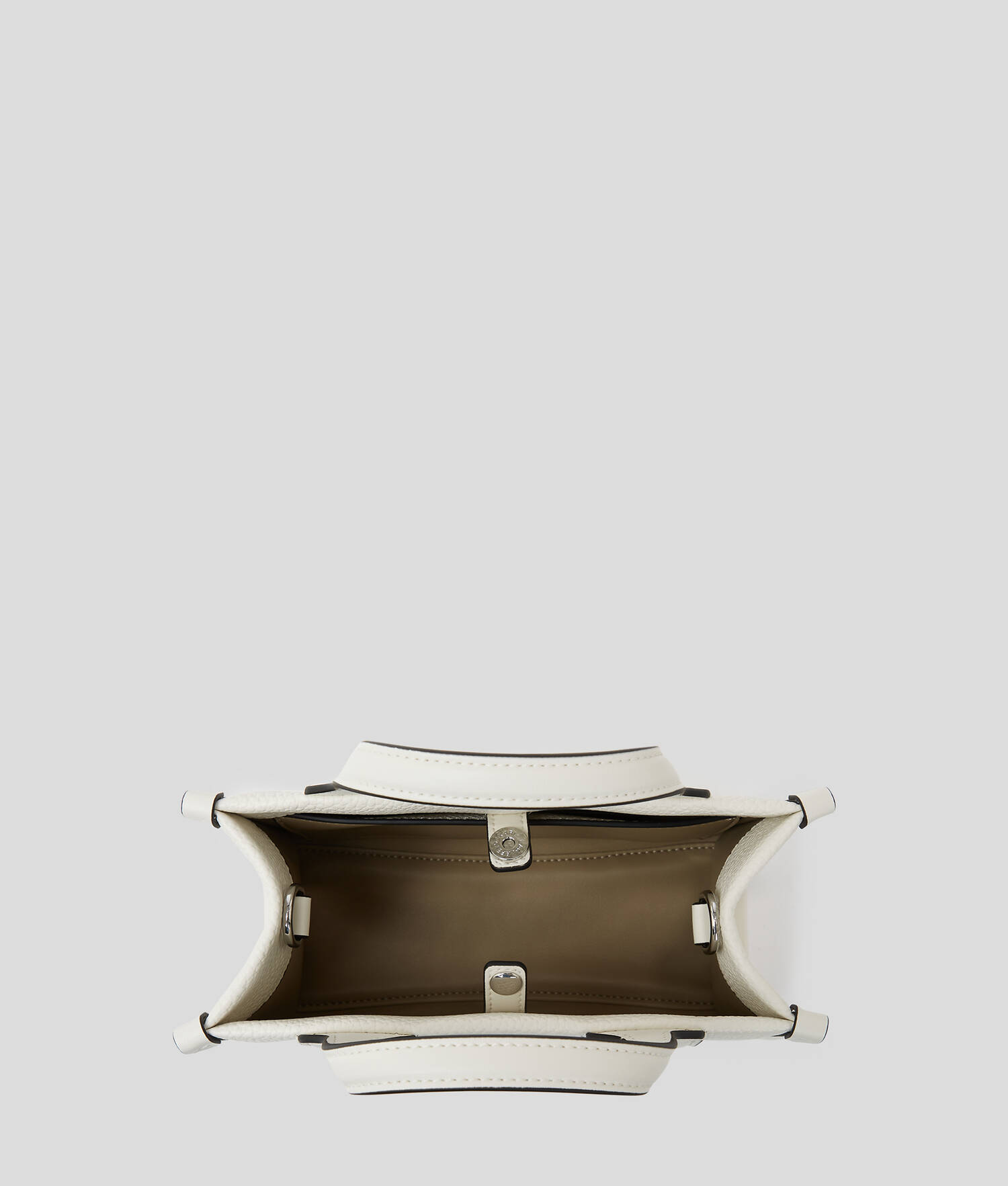 PETIT CABAS EN CUIR GRAINÉ K/SKUARE