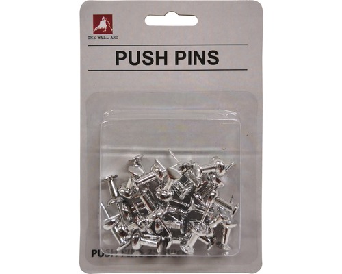 Spelden metallic zilver 25 stuks.