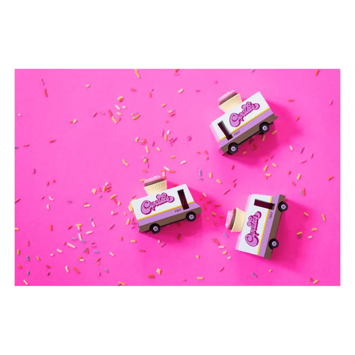 Candylab Voiture Cupcake en bois