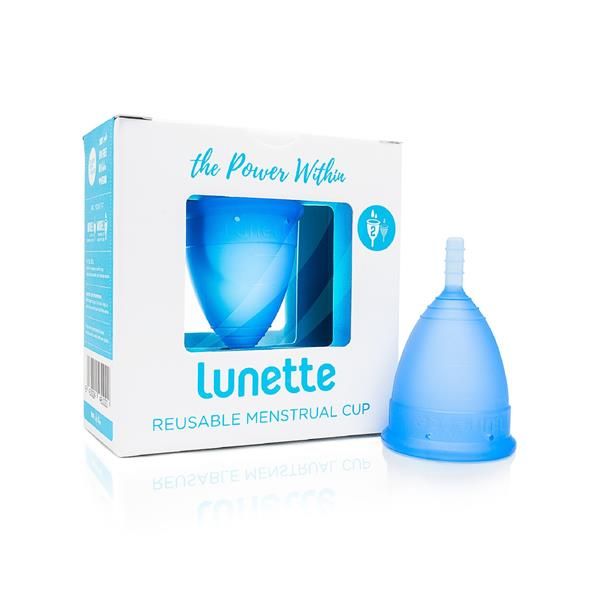Copo Menstrual Azul Tamanho 2