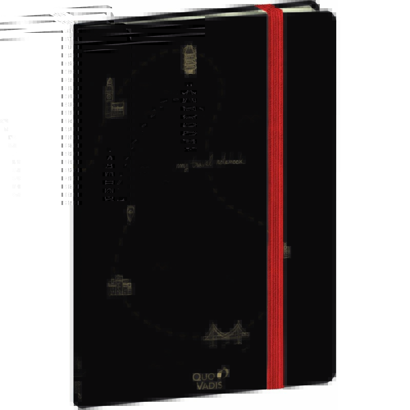 Quo Vadis - Carnet de notes - Carnets thématiques - Noir - Pages Perpétuel - 15x21 cm