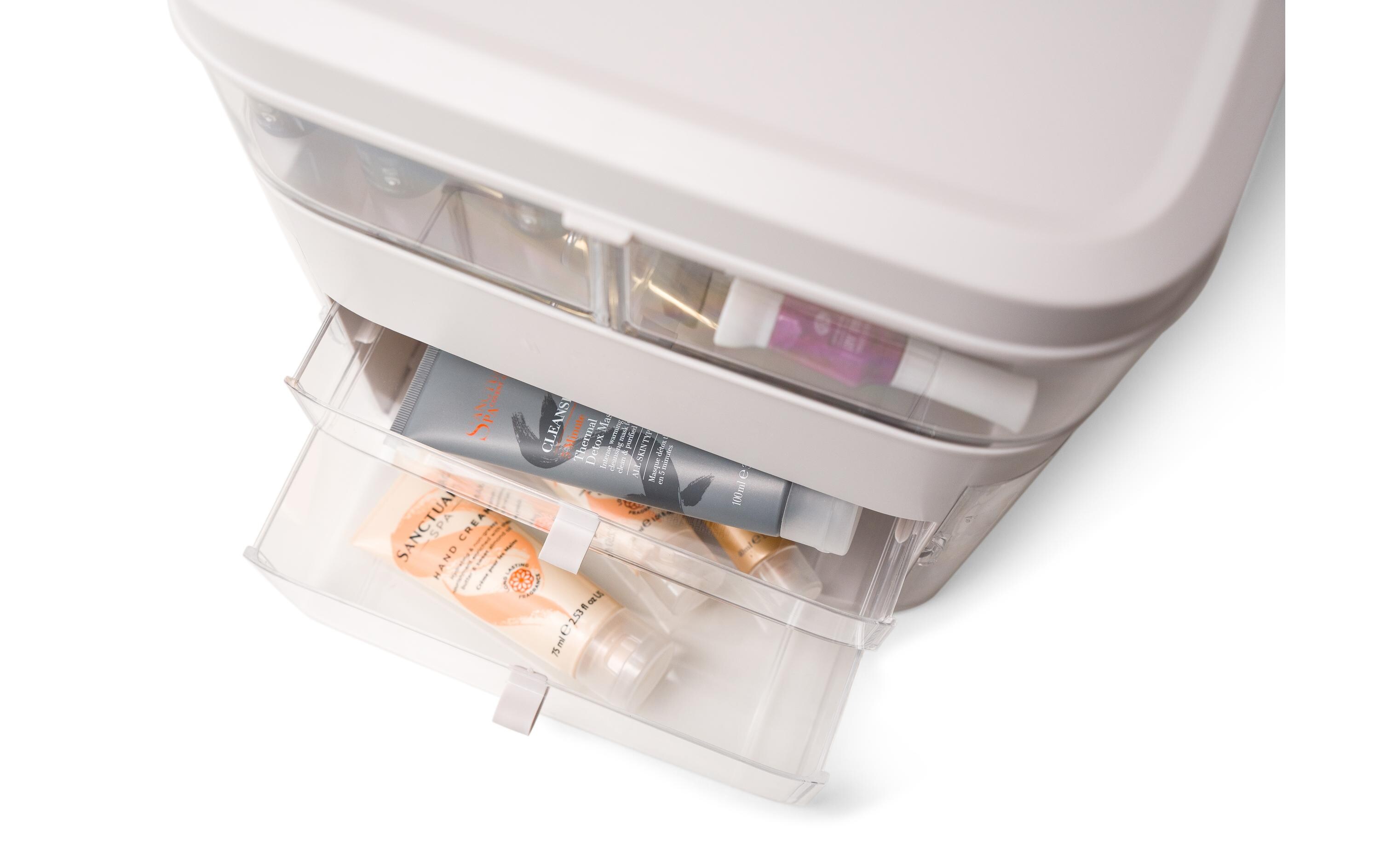 Make-up Organizer Ultimate Beauty Storage BoxKosmetikbox mit Schminkspiegel