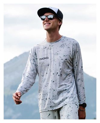 Maillot Manches Longues Dharco Race Gris/Vert